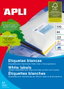 Apli Etiquetas Adhesivas 64,6 x 33,8 mm, 100 Hojas