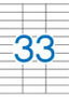 Apli Etiquetas Adhesivas Blancas 70 x 25,4 mm Cantos Rectos