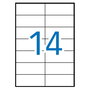 Apli Etiquetas Adhesivas Blancas 105 x 42,4 mm de Cantos Rectos
