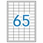 Apli Etiquetas Adhesivas 38x21,2mm Blancas Cantos Rectos
