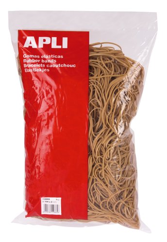 Apli Gomas Elásticas Marrón 100x2mm Apli Gomas Elásticas Marrón 100x2mm