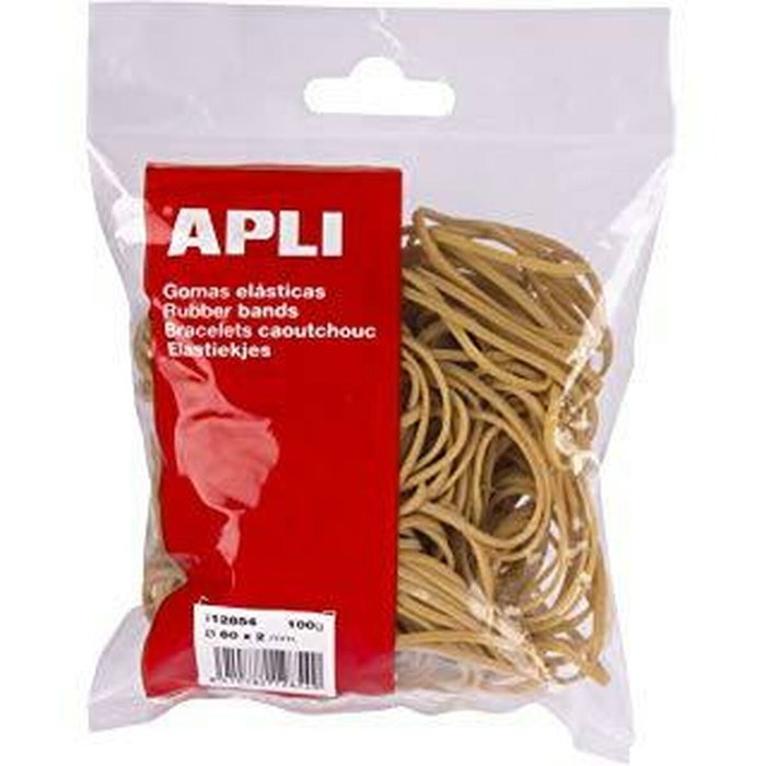 Apli Goma Elástica Marrón Caucho 80x2mm 1kg