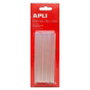 Apli Barras de Cola Termofusible Blancas 7,5 mm x 10 cm (10 unidades)