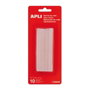 Apli Barras de Cola Termofusible Blancas 7,5 mm x 10 cm (10 unidades)