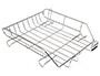 Q-connect Bandeja Sobremesa Metálica Cromada 370x275 mm
