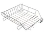 Q-connect Bandeja Sobremesa Metálica Cromada 370x275 mm