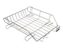 Q-connect Bandeja Sobremesa Metálica Cromada 370x275 mm