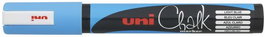 Marcador Tiza Liquida Uni-Ball Chalk Marker (Pwe-5M) 1,8-2,5 Mm Azul Claro (Set de 6)