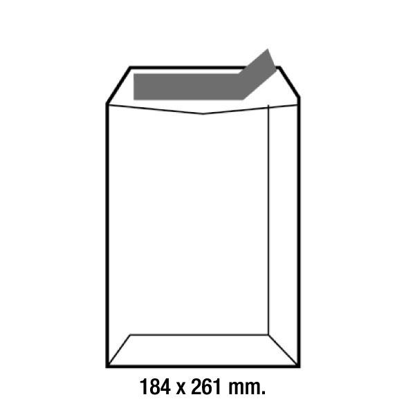 Sam Sobres Tipo Bolsa Cuarto Prolongado Kraft 184x261mm 80g