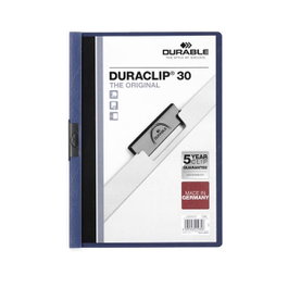 Durable Dosier Duraclip Azul Oscuro A4 30 Hojas
