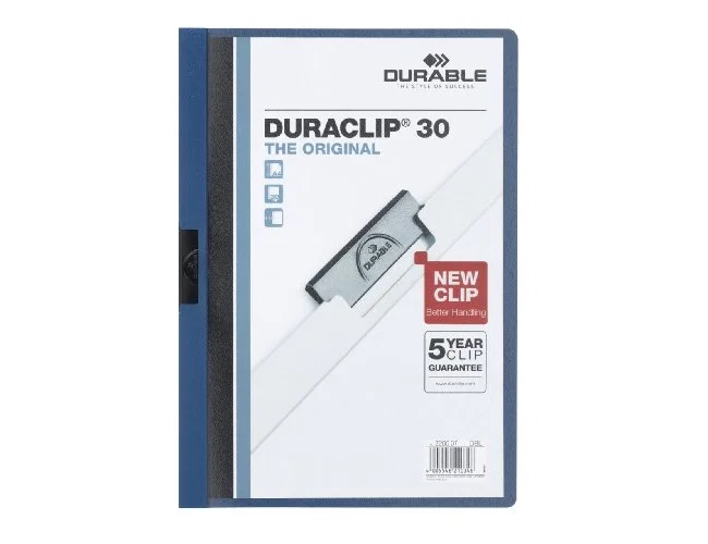 Durable Dosier Duraclip Azul Oscuro A4 30 Hojas Durable Dosier Duraclip Azul Oscuro A4 30 Hojas