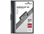 Durable Dosier Duraclip con clip de acero, A4, 60 hojas, Negro