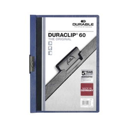 Durable Dosier Duraclip Azul para 60 hojas A4