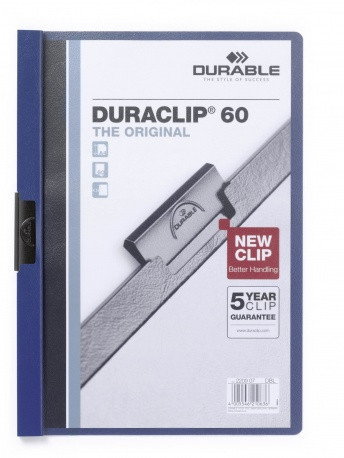 Durable Dosier Duraclip Azul para 60 hojas A4 Durable Dosier Duraclip Azul para 60 hojas A4