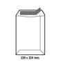 Sam Bolsa DIN C4 Kraft 90g con Tira de Silicona, 250 unidades