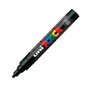 Uni-Ball Posca PC-8K Marcador de Pintura Negro Punta de Cincel 8mm