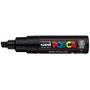 Uni-Ball Posca PC-8K Marcador de Pintura Negro Punta de Cincel 8mm