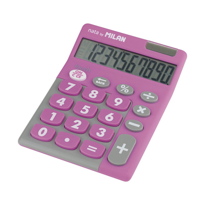 Milan Calculadora de Sobremesa Duo 10 Dígitos Rosa Milan Calculadora de Sobremesa Duo 10 Dígitos Rosa