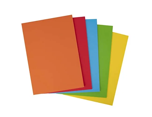 APLI Cartulina A4 Colores Intensos Surtidos 170g Paquete de 50 Hojas