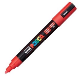 Uni-Ball Uni Posca PC-5M Marcador de pintura rojo