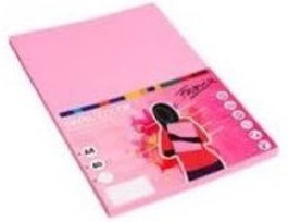 FABRISA Papel Color Rosa A4 80g 100 Hojas