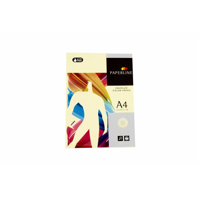 Fabrisa Papel A4 Color Crema 80g Paquete de 500 Hojas