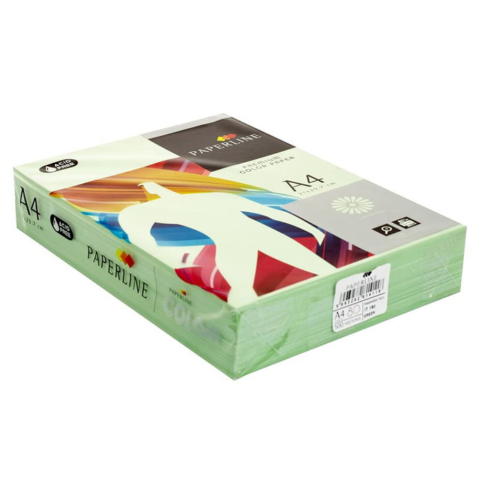 Fabrisa Papel DIN A4 Color Verde 80g (500 Hojas) Fabrisa Papel DIN A4 Color Verde 80g (500 Hojas)