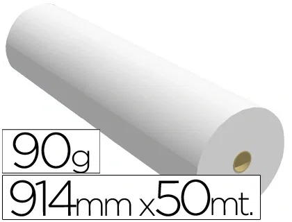 Sprintjet Papel Reprografía para Plotter 914mm x 50m, 90 g, Blanco, Impresión Ink-Jet - Alta Definición 1440 Dpi Sprintjet Papel Reprografía para Plotter 914mm x 50m, 90 g, Blanco, Impresión Ink-Jet - Alta Definición 1440 Dpi