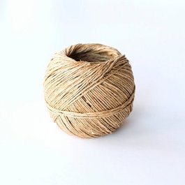 FABRISA Cordel de Cáñamo Marrón de 100g (80m)