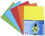 Fabrisa Papel de Colores A4 80g, 100 Hojas, 5 Colores Fuertes