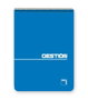 Pacsa Bloc espiral Serie gestión tapa cartoncillo 400g 80h rayado 4x4 folio azul