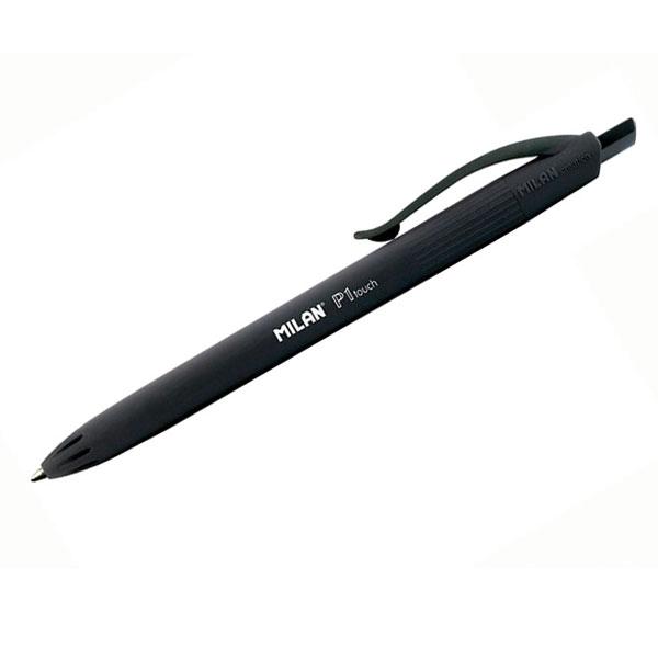 Milan Bolígrafo P1 Touch punta media negro Milan Bolígrafo P1 Touch punta media negro