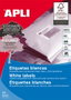 Apli Etiquetas Adhesivas Blancas 210x297mm Permanentes