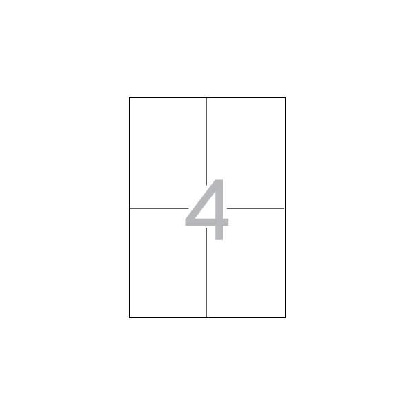 Apli Etiquetas Autoadhesivas Blancas 105x148 mm, 500 Hojas