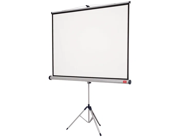 Nobo Pantalla de Proyeccion Mural Blanca Mate con Tripode 1500x1138 mm