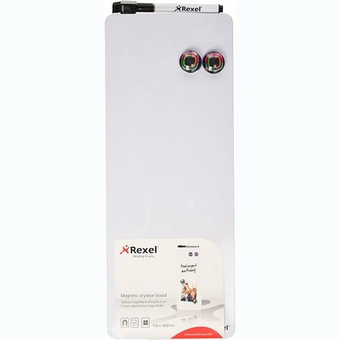 Nobo Pizarra Hogar Magnética 140x360 mm Blanco