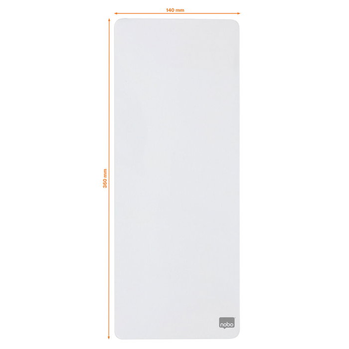 Nobo Pizarra Hogar Magnética 140x360 mm Blanco