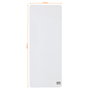 Nobo Pizarra Hogar Magnética 140x360 mm Blanco