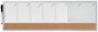 Nobo Planificador Semanal Magnético y Tablero de Corcho 585x190 mm