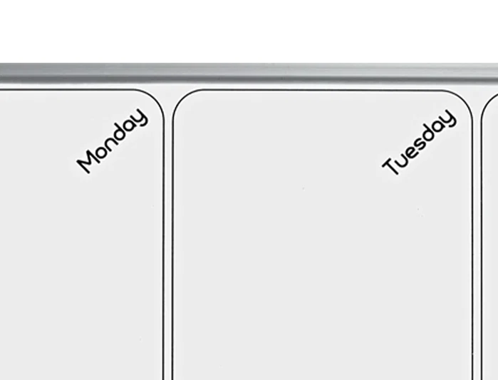 Nobo Planificador Semanal Magnético y Tablero de Corcho 585x190 mm Nobo Planificador Semanal Magnético y Tablero de Corcho 585x190 mm