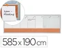 Nobo Planificador Semanal Magnético y Tablero de Corcho 585x190 mm