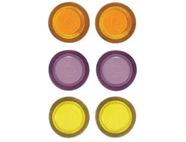 Nobo Imanes Pack 6 Unidades Colores Surtidos para Pizarras Magnéticas