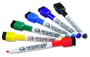 Nobo Rotuladores Mini para Pizarra Blanca con Borrador y Tapa Magnética, 6 Colores Surtidos