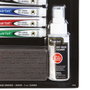 NOBO Kit para Pizarra Blanca con 4 Rotuladores, Borrador y Spray