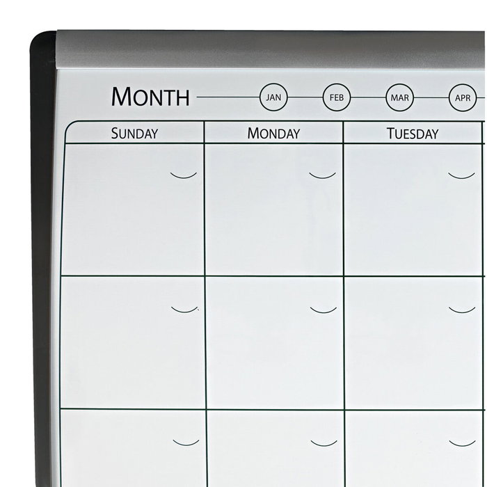 Nobo Planificador Mensual Magnético con Tablero de Corcho 585x430 mm