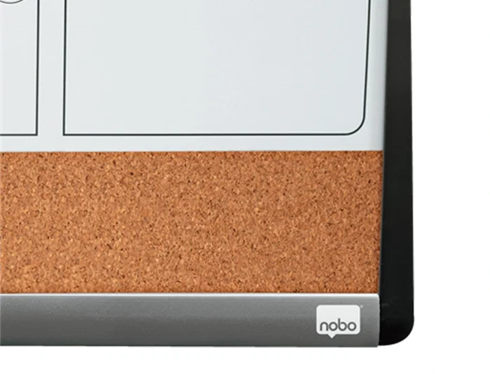 Nobo Planificador Mensual Magnético con Tablero de Corcho 58,5x43 cm