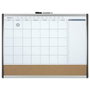 Nobo Planificador Mensual Magnético con Tablero de Corcho 585x430 mm