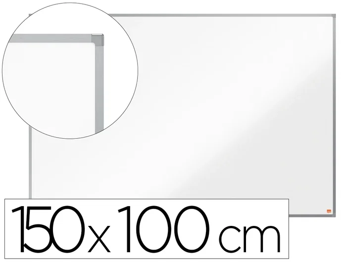 NOBO Pizarra blanca magnética de acero 150x100 cm NOBO Pizarra blanca magnética de acero 150x100 cm