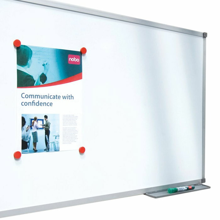 NOBO Pizarra blanca magnética de acero 150x100 cm NOBO Pizarra blanca magnética de acero 150x100 cm