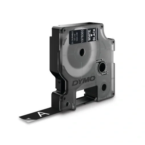 DYMO Cinta LM D1 DURABLE 12mmx3m Blanco/Negro DYMO Cinta LM D1 DURABLE 12mmx3m Blanco/Negro